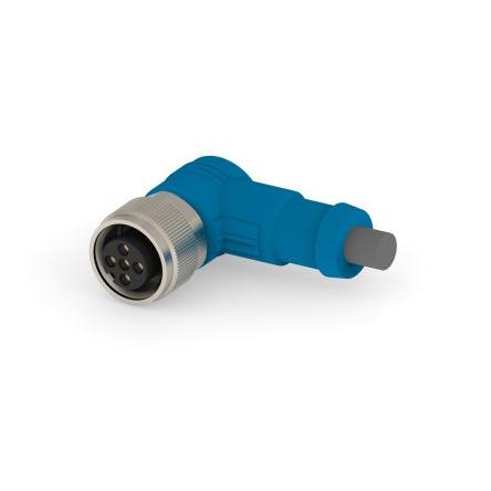 Kabelové sestavy, A: Vnitřní, A: M12, Pravoúhlý 5, B: M12, 250V, IP67, IP68 TE Connectivity 1.5 m