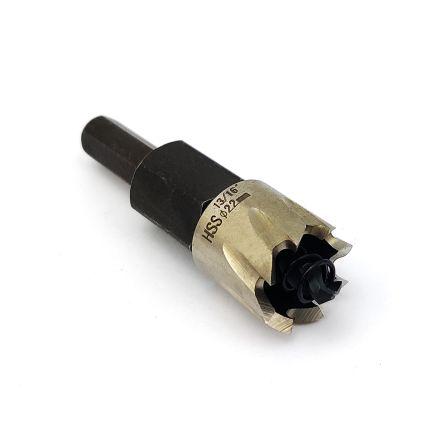 Děrovka, HSS, Kov, Dřevo, Plastové 22 mm 10mm hloubka řezu 11 mm RS PRO