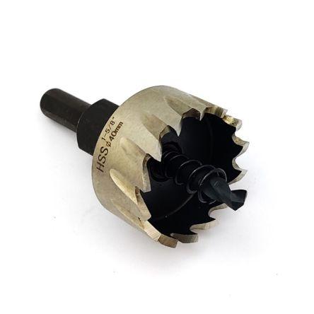 Děrovka, HSS, Dřevo, Uhlíková ocel, Hliník 40 mm 10mm hloubka řezu 11 mm RS PRO