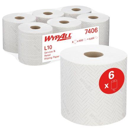 WYPALL Papírový ručník, L10 General Clean™ (7406) 380 x 195 mm Role 500 archů 1