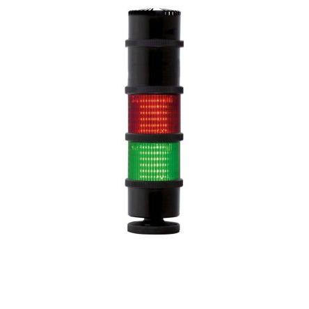 RS PRO Signální věž LED 12 světelných prvků barva Zelená, Červená 24V ac/dc Šroubová svorka