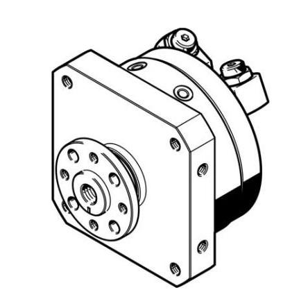 Otočný ovladač DSM-12-270-P-FW-A-B, řada: DSM, max. tlak: 10 bar Festo Dvojčinný 270 °, vývrt: 12mm