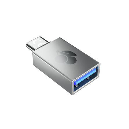 Cherry USB adaptér Samec/samice, počet portů: 1portový, orientace těla: Rovný Adaptér USB-A/USB-C, Adaptér 3