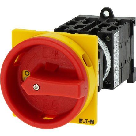 Eaton Vačkový spínač, řada: Eaton Moeller 2 pozice 90 ° 20 A Krátká rukojeť pro palec