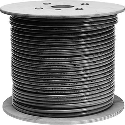 Vzduchové hadice, řada: PUN Černá, délka: 500 m, Termoplastický elastomer 6 mm Energetické řetězy v aplikacích s vysokým