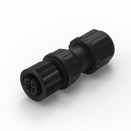 Kulatý konektor, počet kontaktů: 4, Kabel, velikost: M12 Wurth Elektronik, pohlaví kontaktu: Vnitřní, orientace těla: