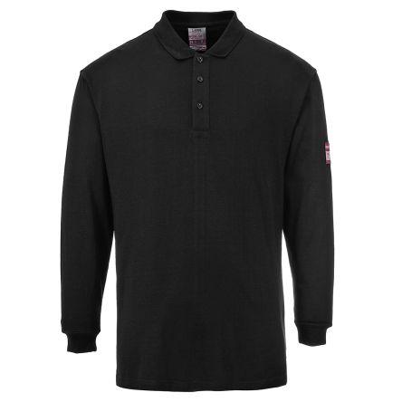 Portwest FR10 Tmavomodrá 1 % uhlíkové vlákno, 60 % modakryl, Bavlna Polokošile 2XL