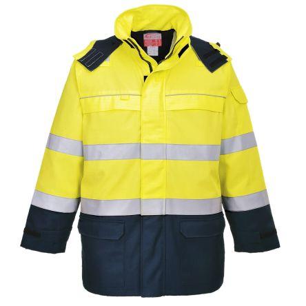 Portwest FR79 Žlutá, Tmavomodrá Unisex Reflexní plášť M