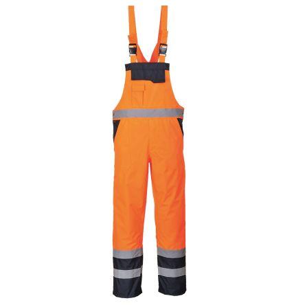 Portwest Kombinéza, Tmavomodrá, Oranžová Odolné proti chladu, Vodotěsný, Vodovzdorný, 300D Oxford, 100% polyester,