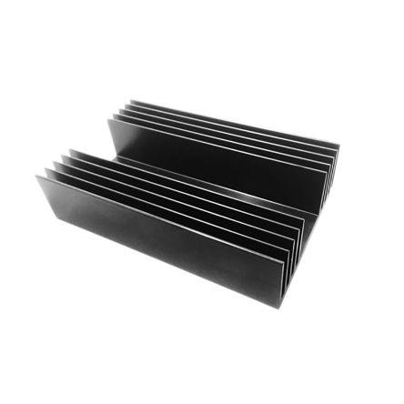 RS PRO Chladič pro Univerzální Obdélníkový Hliník 0.5K/W 50 mm 150 mm 125mm