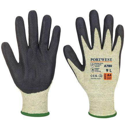 Portwest Rukavice Ne Zelená, Černá EN ISO 21420: 2020 Dexterity 5, ANSI/ISEA 105: 2016 CUT Level A5, EN 388: 2016 + A1:
