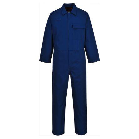 Portwest Kombinéza, Tmavomodrá Odolné proti postřiku, Bavlna F1, EN ISO 11612 A1+A2, B1, E2, C1
