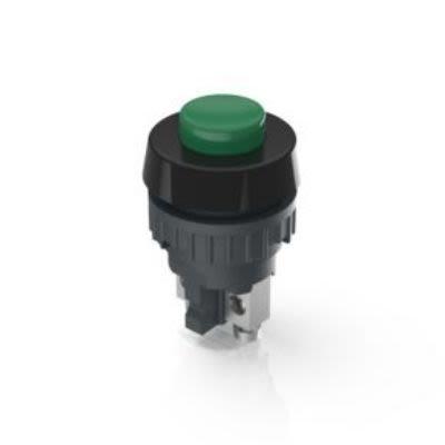 RAFI Tlačítkový spínač, řada: 1.1 IP40, IP65 SPST Panel Okamžité 19 mm 700mA 250 V ac