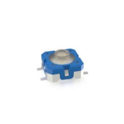 RAFI Dotykový spínač, barva ovladače: Modrá Okamžité 1 NO 0.1A 4.9 mm Povrch