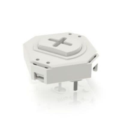 RAFI Dotykový spínač, barva ovladače: Bílá Dotykové 1 NO 0.1A 6.2 mm 15 mm Panel