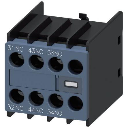 Siemens Blok pomocných spínačů 2 NO/2 NC 3 Zaklapávací montáž, rozsah: 3RH2 s Šroub