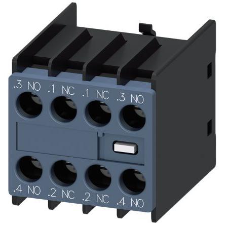 Siemens Blok pomocných spínačů 2 NO/2 NC 4 Zaklapávací montáž, rozsah: 3RH2 s Šroub