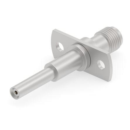 TE Connectivity Konektor SMA, orientace těla: Rovný, 50 Ω, 6GHz Vnější, typ kabelu: Kabel-deska