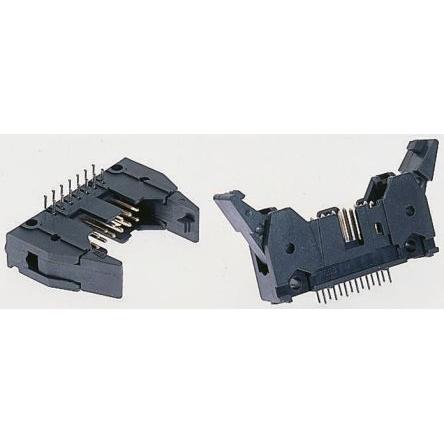 TE Connectivity Konektor PCB, řada: AMP-LATCH, Vodič-deska, počet kontaktů: 20, počet řad: 2, rozteč: 2.54 mm, orientace