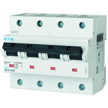 Eaton Miniaturní jistič, rozsah: xEffect 4pólový 125A vypínací výkon 15 kA, charakteristika: Typ B, rozsah: AZ 400V ac