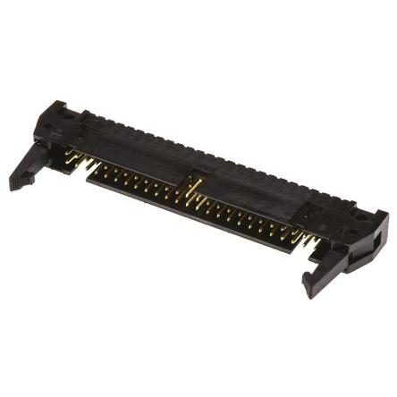 TE Connectivity Konektor PCB, řada: AMP-LATCH, Vodič-deska, počet kontaktů: 50, počet řad: 2, rozteč: 2.54 mm, orientace