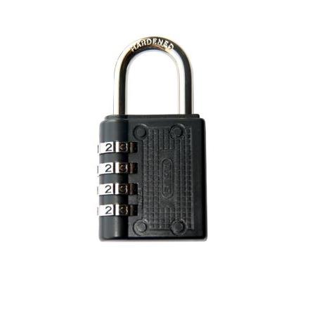 ABUS Kombinovaný visací zámek Kombinovaný visací zámek, Ocel 6.5 mm třmen, Černá 43.5mm