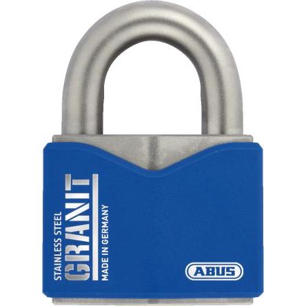ABUS Visací zámek Visací zámek Odolnost vůči povětrnostním vlivům, Nerezová ocel Venkovní 11.9 mm třmen, Modrá 42.8mm