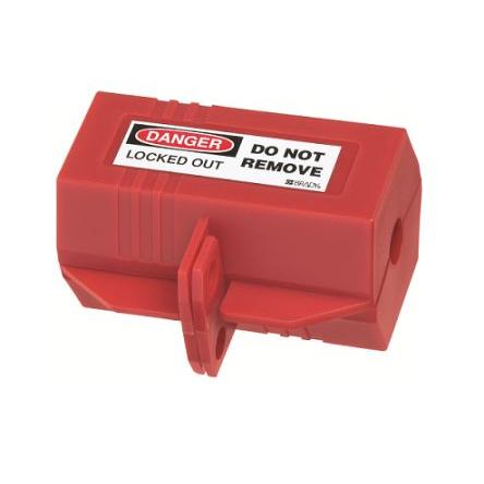 ABUS, Uzamčení zástrčky Červená, Polypropylen Uzamčení 9 mm