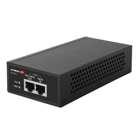 Edimax Vstřikovač PoE 1portový 1portový, vstupní: 240V ac, výstup: 53V dc 1.5 A 30 W