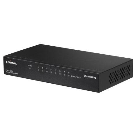 Gigabitový switch, model: GS-1008E V2 8portový Edimax Neřízený