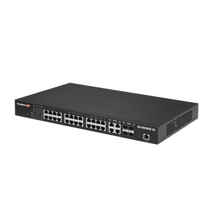 Gigabitový switch, model: GS-5424PLC V2 28portový 1000Mbps Edimax Inteligentní Napájení přes síť Ethernet