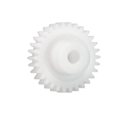Čelní ozubené kolo 20zubové, průměr rozteče: 6 mm, 0.5 průměr náboje 4 mm vývrt 2mm Igus