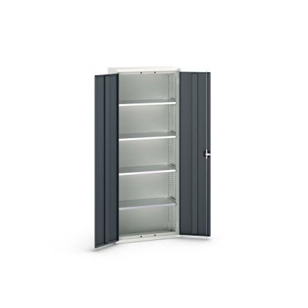 Skříň s přihrádkami 2dveřová 0, Ocelový plech uzamykatelná Stojící na podlaze Bott 2 m 800mm 350 mm