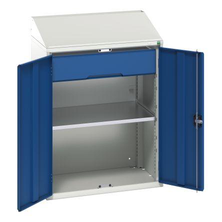 Skříň s přihrádkami 2dveřová 1, Ocelový plech uzamykatelná Stojící na podlaze Bott 1.13 m 800mm 550 mm