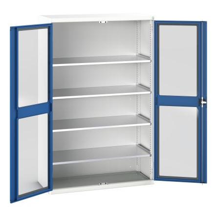 Skříň s přihrádkami 2dveřová 0, Ocelová deska uzamykatelná Stojící na podlaze Bott 2 m 1.3m 550 mm