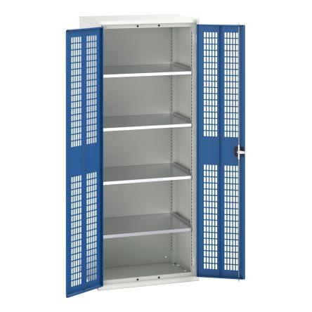 Skříň s přihrádkami 2dveřová 0, Ocelová deska uzamykatelná Stojící na podlaze Bott 2 m 800mm 550 mm