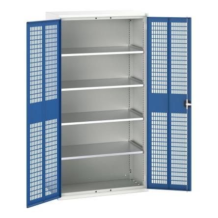 Skříň s přihrádkami 2dveřová 0, Ocelový plech uzamykatelná Stojící na podlaze Bott 2 m 1.05m 550 mm