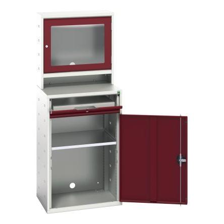 Počítačová skříň Sezení/Stání 1650 mm, Ocel 650mm Bott 550 mm