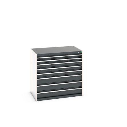 Skříňka 8 Modrá, Šedá Ocel 1 m x 1.05m x 750 mm Bott