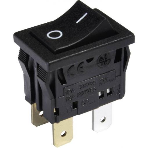 interBär 3634-201.22 kolébkový spínač 3634-201.22 250 V/AC 10 A 1x vyp/zap s aretací 1 ks
