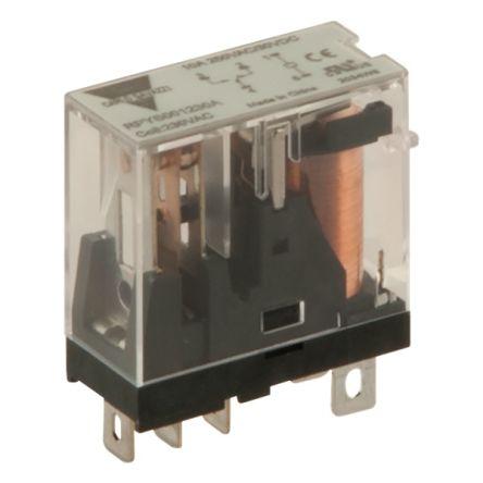 Carlo Gavazzi Výkonové relé DPDT 10A 24V dc RPYS