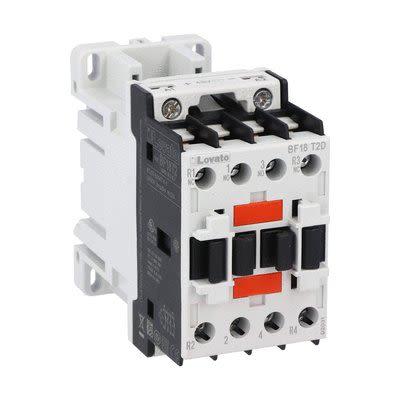 Lovato 2 NO, 2 NC Stykač napětí ve vinutí 24V dc 4pólový 32 A 690V 36 kW s 2 NO/2 NC kontakty Rovný, rozsah: BF18