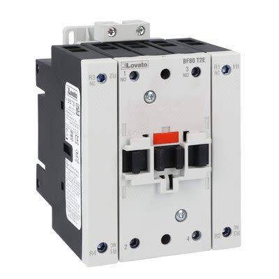 Lovato 2 NO, 2 NC Stykač napětí ve vinutí 24V ac/dc 4pólový 115 A 690V 120 kW s 2 NO/2 NC kontakty 48V, rozsah: BF80