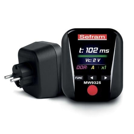 Sefram Multifunkční tester, číslo modelu: MW9325 Typ A, St. 265V Měření rezistance zemnění, DKDCAL
