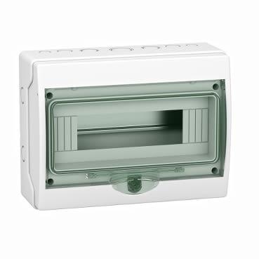 Elektrická skříň Mureva 1 112 mm Hladký 56 mm Polymer Světle šedá IEC 267mm Schneider Electric IP65 Povrchová montáž 200