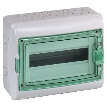 Elektrická skříň Mureva 1 160 mm Hladký 88 mm Polymer Světle šedá IEC 340mm Schneider Electric IP65 Povrchová montáž 280