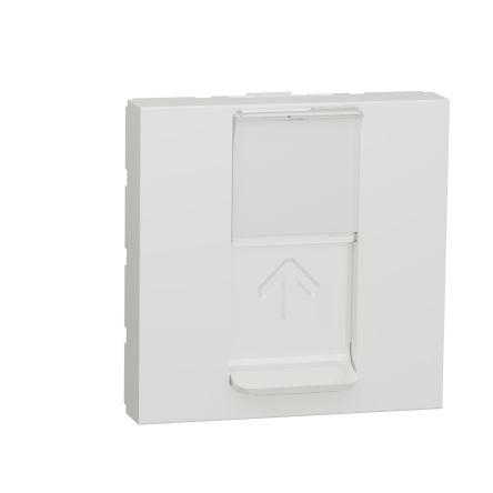 Schneider Electric Zásuvka RJ45, řada: Unica Vnitřní Cat6a, Rovný, Zapuštěná montáž S/FTP, počet portů: 1portový