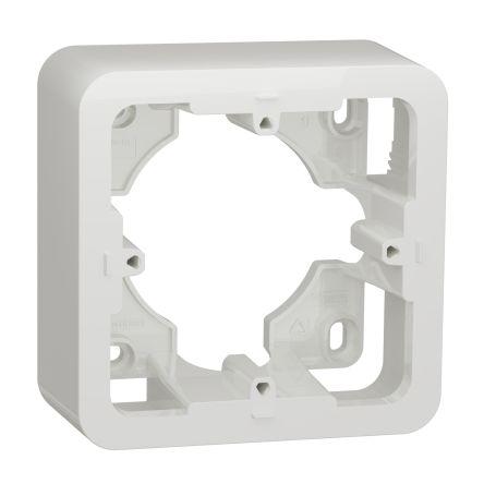 Instalační krabice Unica Pro 1 40 mm ABS Bílá IEC 87mm Schneider Electric Povrch 87 mm