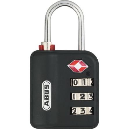 ABUS Visací zámek Visací zámek, Plastové Vnitřní 3 mm třmen, Černá 33mm