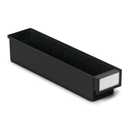 Treston Odpadkový koš ESD, Antistatický, Polypropylen, délka: 400 mm, šířka: 92mm, výška: 82 mm